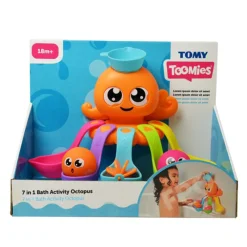 Jouet de bain Poulpy - Jouet d'activités 7 en 1