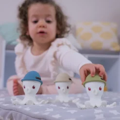Jouet de dentition Bonnie la pieuvre kaki