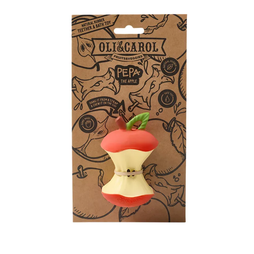 Jouet de dentition en caoutchouc Pepa la pomme
