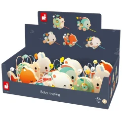 Jouet en bois Baby Looping Animaux (modèle aléatoire)