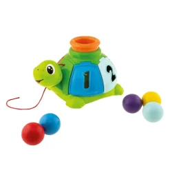 Jouet à trainer - Tortue à balles