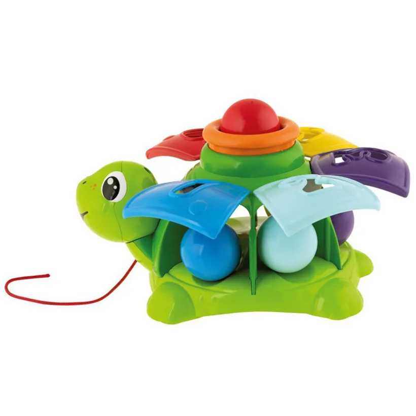Jouet à trainer - Tortue à balles