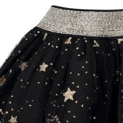 Jupe courte en tulle imprimé étoiles pour bébé fille