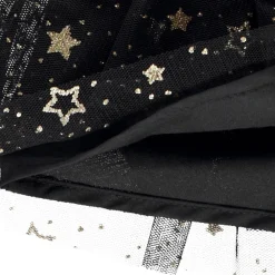 Jupe courte en tulle imprimé étoiles pour bébé fille