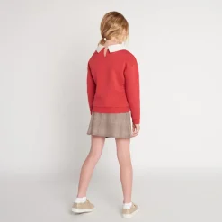 Jupe courte milano à carreaux et boucle pour fille