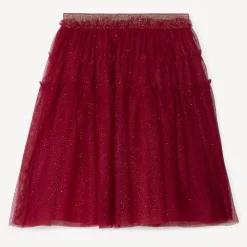 Jupe de fête en tulle pailleté pour fille
