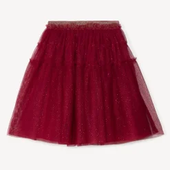 Jupe de fête en tulle pailleté pour fille