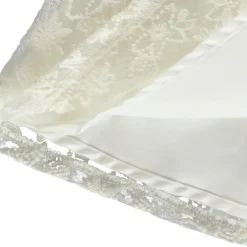 Jupe en tulle et organza brodé pour fille