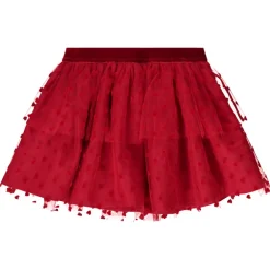Jupe en tulle imprimé cœurs pour bébé fille