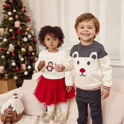Jupe en tulle imprimé cœurs pour bébé fille