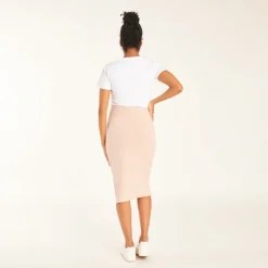 Jupe longue moulante uni pour femme