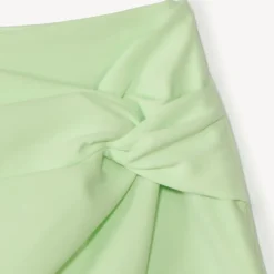 Jupe-short effet noué uni pour fille