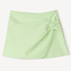 Jupe-short effet noué uni pour fille