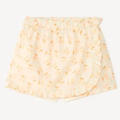 Jupe-short motif cerise pour bébé fille