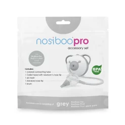 Kit d'accessoires pour mouche-bébé électrique Nosiboo Pro gris