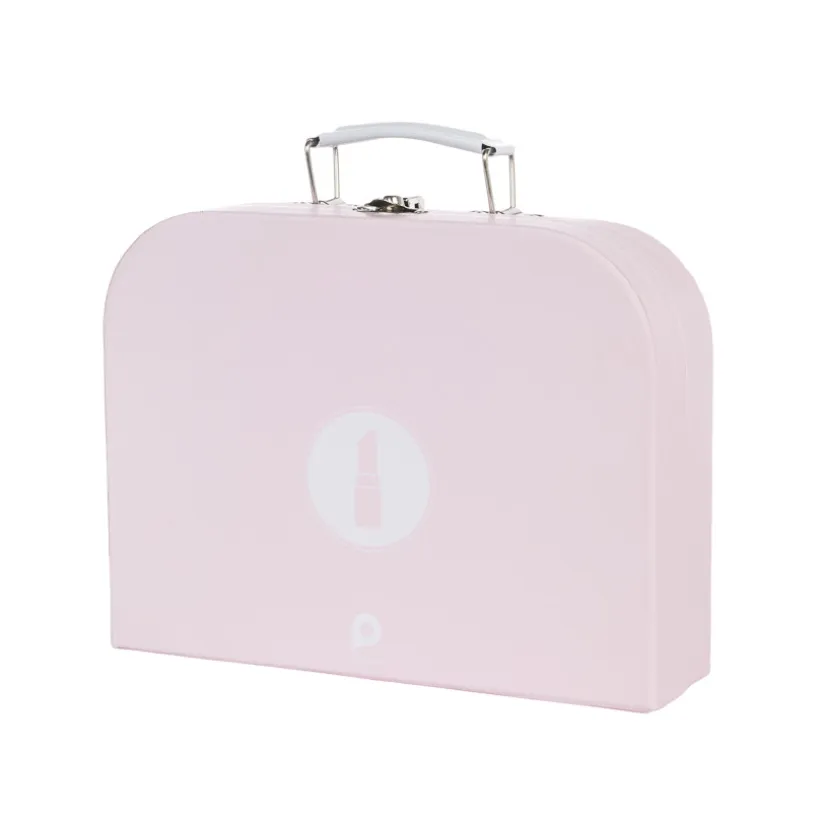 Kit de coiffure et de maquillage en bois rose