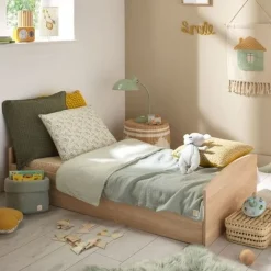 Kit de transformation pour lit Little Big Bed 140 x 70 cm Azur aspect chêne doré