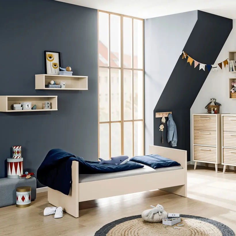 Kit de transformation pour lit 70 x 140 cm Eefje beige cachemire