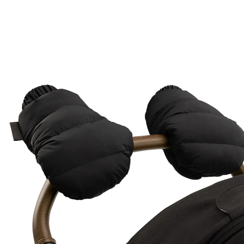 Kit hiver pour poussettes Nuna avec chancelière + moufles caviar