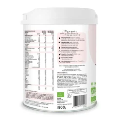 Lait en poudre 1er âge bio 800 g
