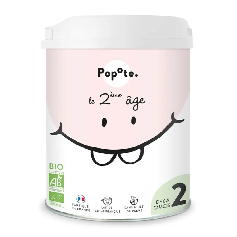 Lait en poudre 2ème âge bio 800 g