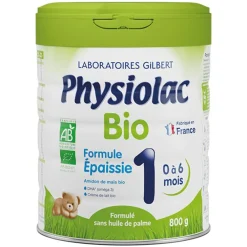 Lait 1er âge Formule Epaissie issu de l'agriculture biologique 800g