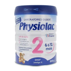 Lait infantile en poudre 2e âge 800g