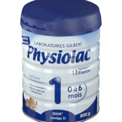 Lait pour nourrissons en poudre 1er âge 800g