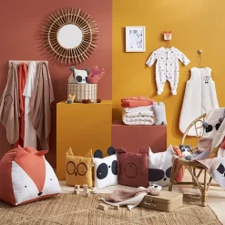 Lange en gaze de coton unie