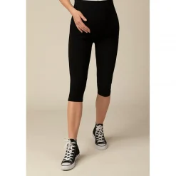 Legging court de grossesse en jersey