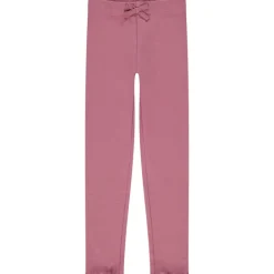 Legging côtelé avec nœud fantaisie pour fille