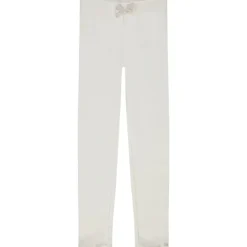 Legging côtelé avec nœud fantaisie pour fille
