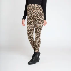 Legging de grossesse à bandeau haut imprimé léopard