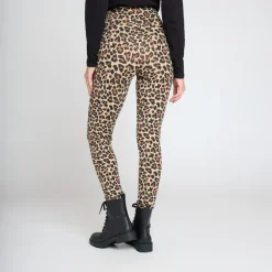 Legging de grossesse à bandeau haut imprimé léopard