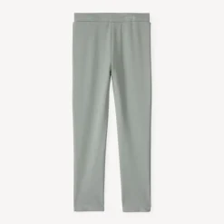 Legging en sergé uni avec passants pour fille