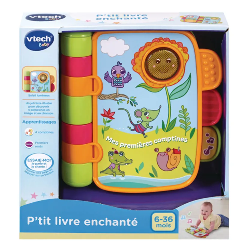 Le P'tit livre enchanté - Mes premières comptines