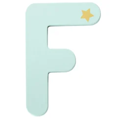 Lettre décorative en bois F