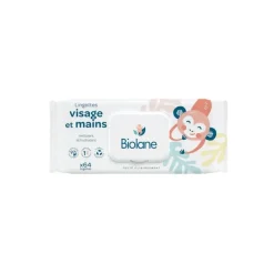 Lingettes visage et mains x64