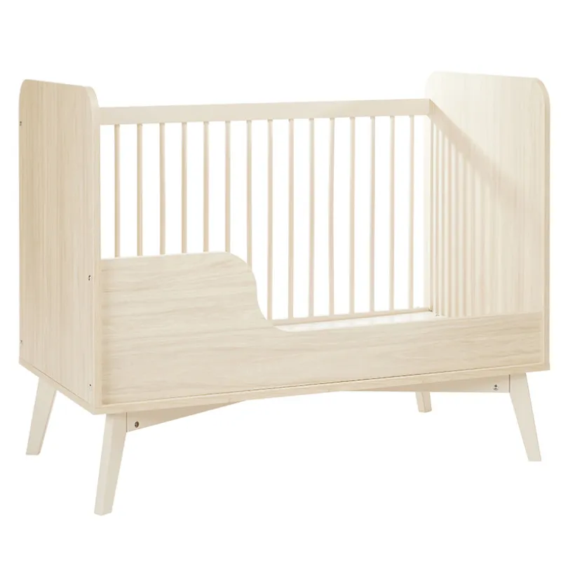 Lit à barreaux Cameron 60 x 120 cm avec barrière amovible