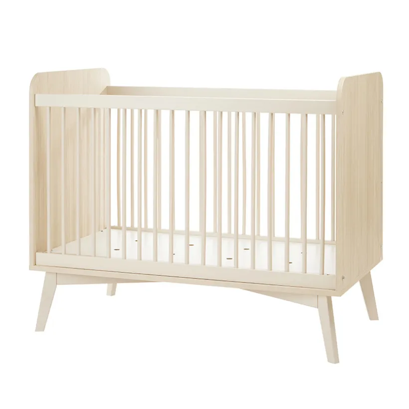 Lit à barreaux Cameron 60 x 120 cm avec barrière amovible