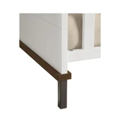 Lit bébé évolutif 70 x 140 cm Lovely Aliv off white/dark walnut