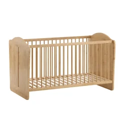 Lit bébé évolutif 70 x 140 cm Megève aspect chêne
