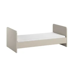 Lit bébé évolutif 70 x 140 cm Ova gris-beige