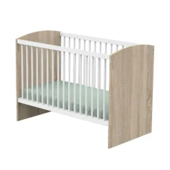 Lit bébé 60 x 120 cm Access - Bois/Blanc