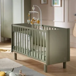 Lit bébé 60 x 120 cm - Éléonore Kaki