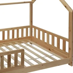 Lit cabane Bosco 90 x 190 cm - Bois naturel