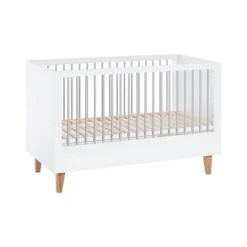 Lit Concept 70 x 140 cm - Blanc / Gris