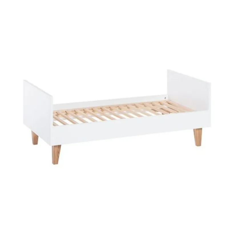 Lit Concept 70 x 140 cm - Blanc / Gris