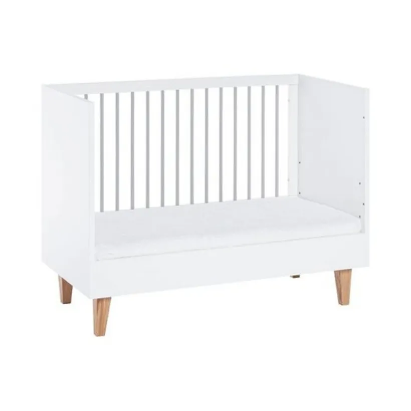Lit Concept 60 x 120 cm - Blanc / Gris