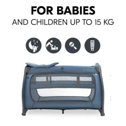 Lit de voyage & matelas à langer Play N Relax Center dark blue